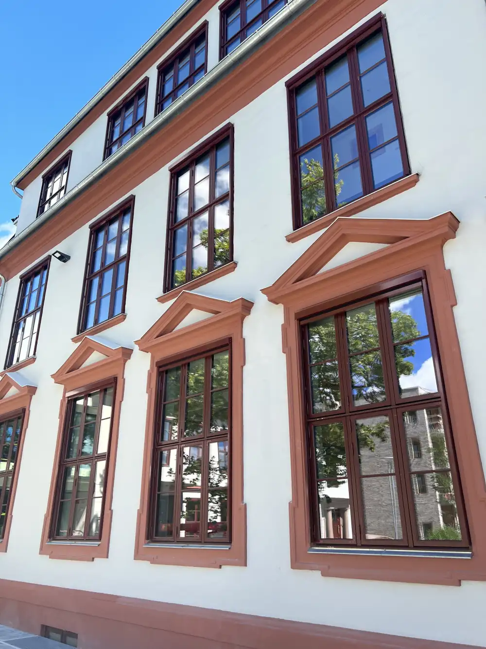 Fasaderehabilitering – Teisen Barnehage, Oslo. Bilde 2 av 11.