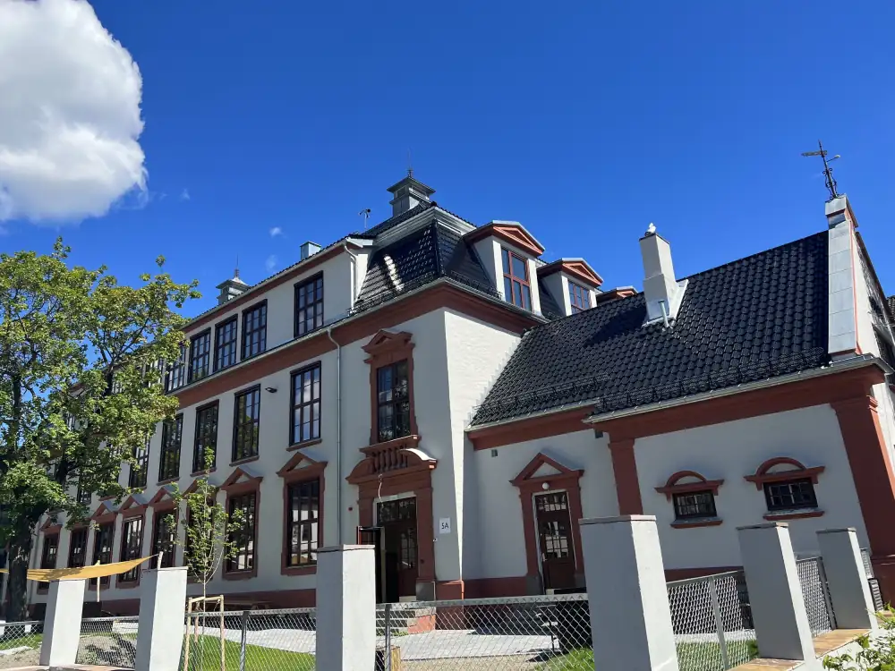 Fasaderehabilitering – Teisen Barnehage, Oslo. Bilde 6 av 11.
