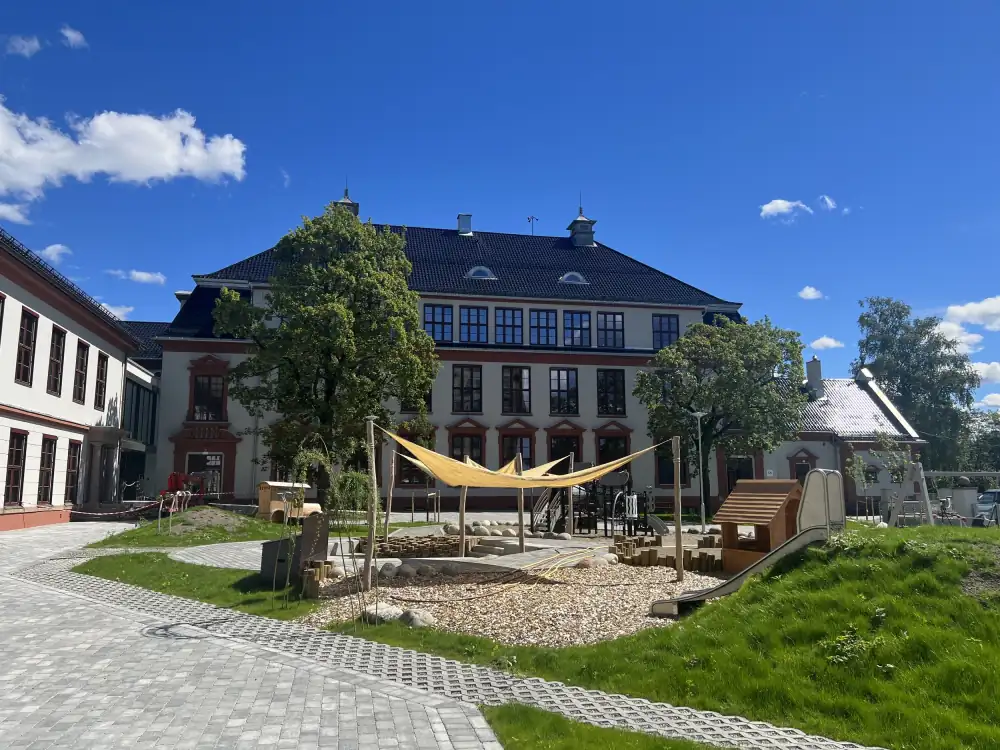 Fasaderehabilitering – Teisen Barnehage, Oslo. Bilde 8 av 11.